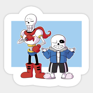 Papyrus and Sans Sticker